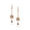 Chandelier Style Diamond Hoop Earrings,,hi-res 