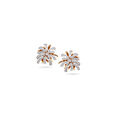 Floral Whispers Radiance Gold and Diamond Earrings,,hi-res 