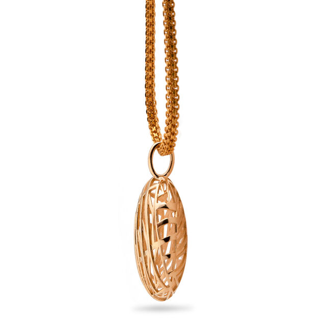 Serenity Circle Gold Pendant,,hi-res 2