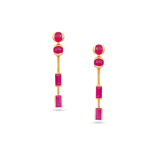 Tanishq Gold Earrings 