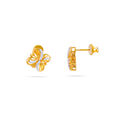 Butterfly-Inspired Gold Earrings 2