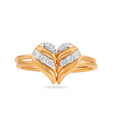 Diamond Heart Ring 