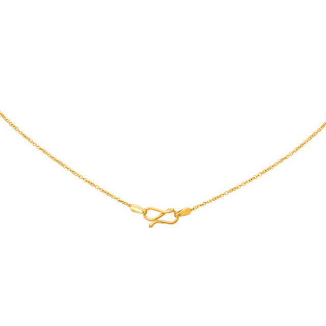 Tanishq 18 Karat Gold Pendant with Chain for Women 3