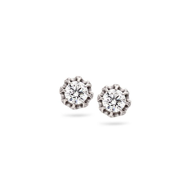 White Gold Diamond Brilliance Stud Earrings,,hi-res 