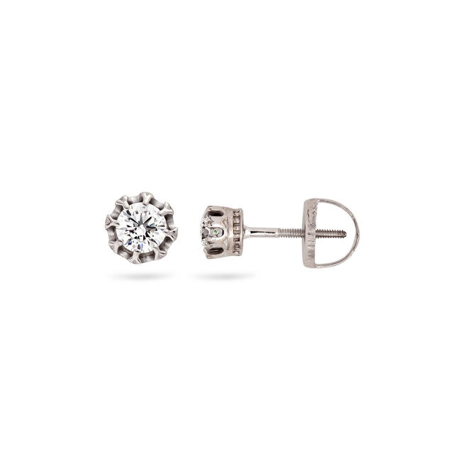 White Gold Diamond Brilliance Stud Earrings,,hi-res 2