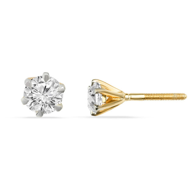 Tanishq 18KT Diamond Earrings for Women 5