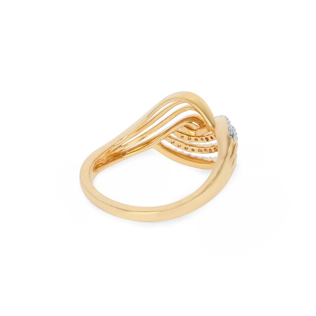 Tanishq 18KT Diamond Finger Ring for Women 5