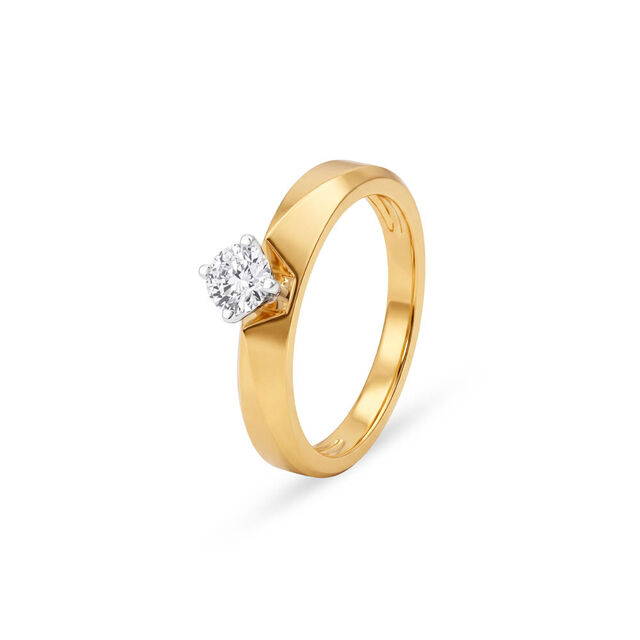 Tanishq 18KT Diamond Finger Ring 2