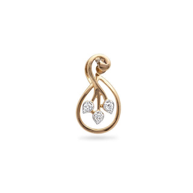 Elegant Drop Pendant with Diamonds,,hi-res 