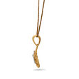 Leaf Inspired Diamond & Gold Pendant,,hi-res 2