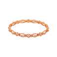 Rose Gold Diamond Studded Bangle,,hi-res 