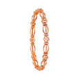 Rose Gold Diamond Studded Bangle,,hi-res 2
