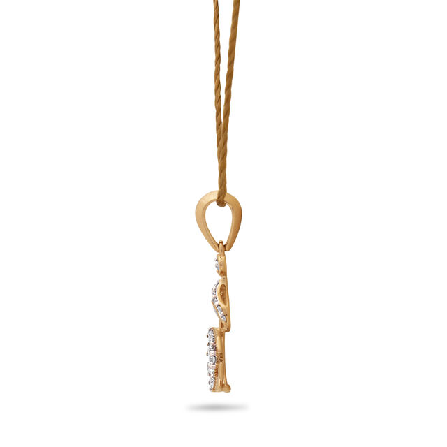 Floral Nature Inspired Diamond Pendant,,hi-res 2
