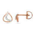 Triangle Connection Stud Earrings 2