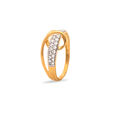 Infinity Loop Gold & Diamond Finger Ring,,hi-res 2