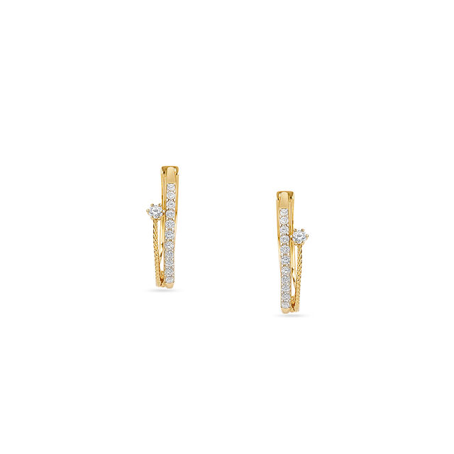 Tanishq 18KT Diamond Earrings for Women 
