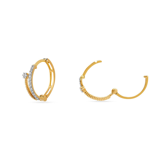 Tanishq 18KT Diamond Earrings for Women 5