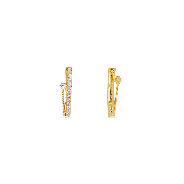 Tanishq 18KT Diamond Earrings for Women 6