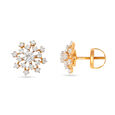 Gilded Blossom Beauty Stud Earrings,,hi-res 2
