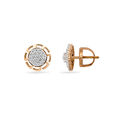Luminous Crescents Gold Crescent Moon Stud Earrings,,hi-res 2