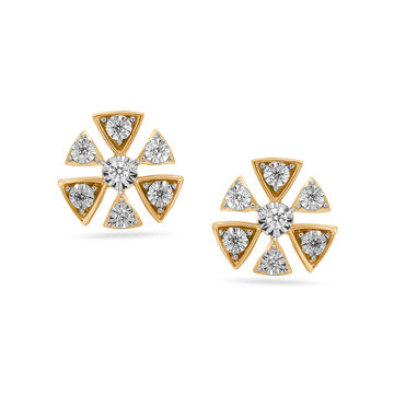 Tanishq Diamond Earrings