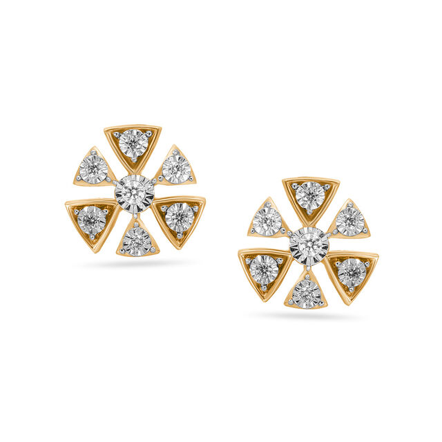 Tanishq Diamond Earrings 