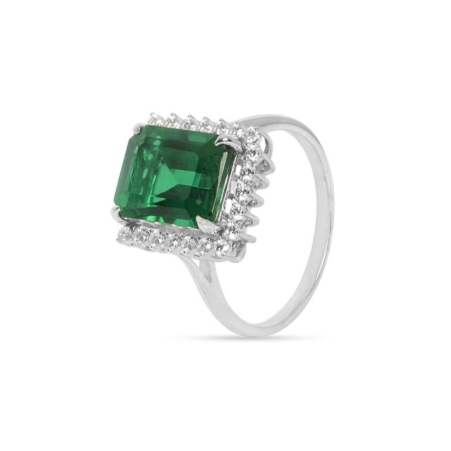 Enticing 18 Karat White Gold And Stone Finger Ring,,hi-res 2