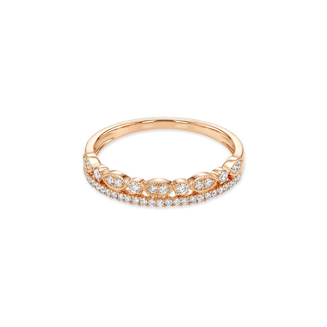 Tanishq 18 KT Endless Detail Ring for Women 
