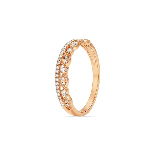 Tanishq 18 KT Endless Detail Ring for Women 2