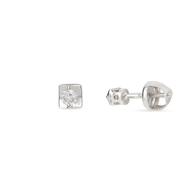 Glacier Glow Diamond Stud Earrings 2
