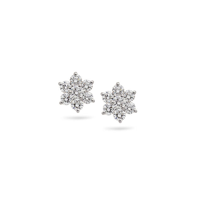 Divine Snowflake Earrings,,hi-res 