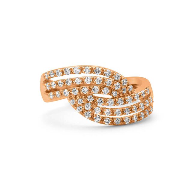 Elegant Wave-Inspired Ring 2