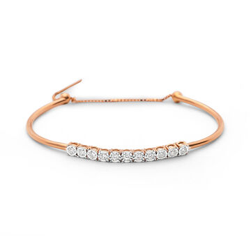Luminous Row Diamond Bangle