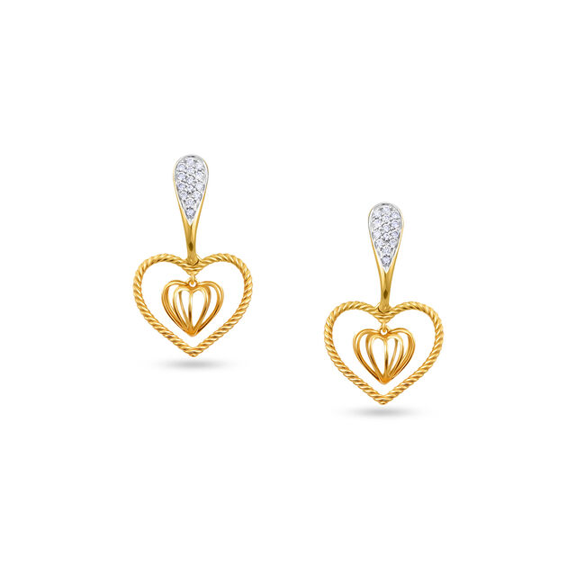 Tanishq Diamond Earrings 