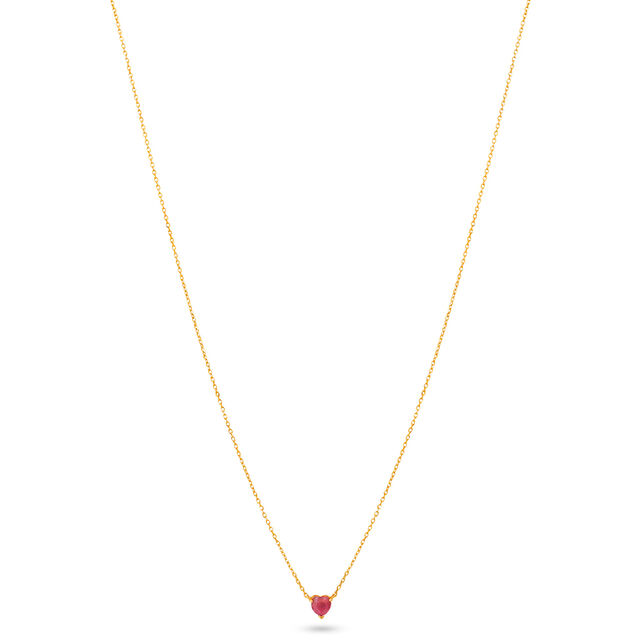 Tanishq 18 Karat Gold Pendant with Chain for Women 