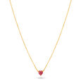 Tanishq 18 Karat Gold Pendant with Chain for Women 2