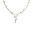 Floral Elegance Gold Necklace Set 2
