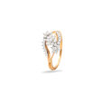 Floral Vine Diamond-Studded Ring,,hi-res 2