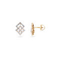 Geometrical Diamond Stud Earrings,,hi-res 2