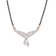 Entwined Diamond & Rose Gold Mangalsutra,,hi-res 