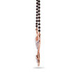 Entwined Diamond & Rose Gold Mangalsutra,,hi-res 2