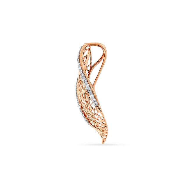 Tanishq 18 KT Lattice Curve Setfor Women 3