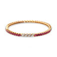 Ruby and Diamond Marquise Bangle,,hi-res 