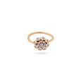 Flower Blossom Diamond & Gold Ring,,hi-res 
