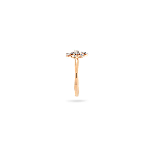 Flower Blossom Diamond & Gold Ring,,hi-res 2