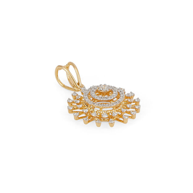 Tanishq 18KT Diamond Pendant for Women 2