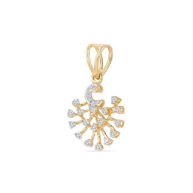 Tanishq 18KT Diamond Pendant for Women 2