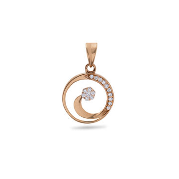 Rose Gold Blossom Pendant