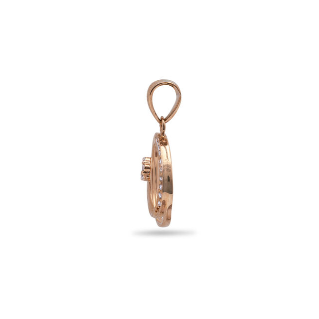 Rose Gold Blossom Pendant 2