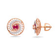 Crimson Sparkle Diamond Studs,,hi-res 2